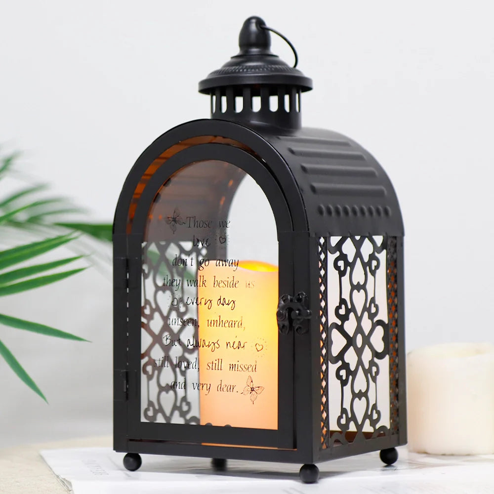 11'' High Memorial Lantern(Black)