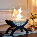 48cm H Portable Round Tabletop Fireplace（Currently available in Europe）
